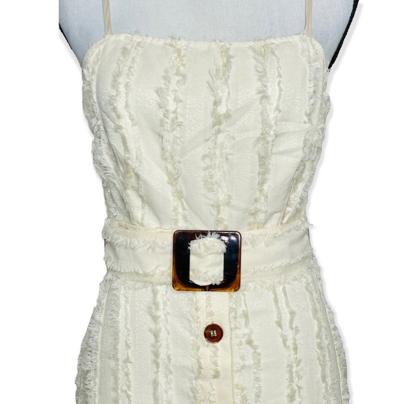 Anthropologie Moon River Boho button through midi dress with buckle Size… - Picture 7 of 13